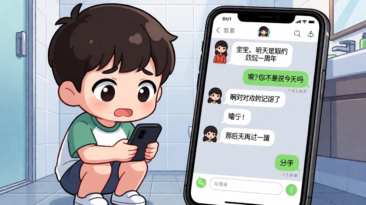 纪念日都能记错，绝了。