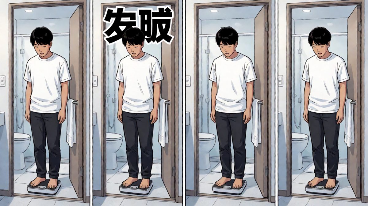 称完体重的瞬间，减肥梦彻底碎了一地。