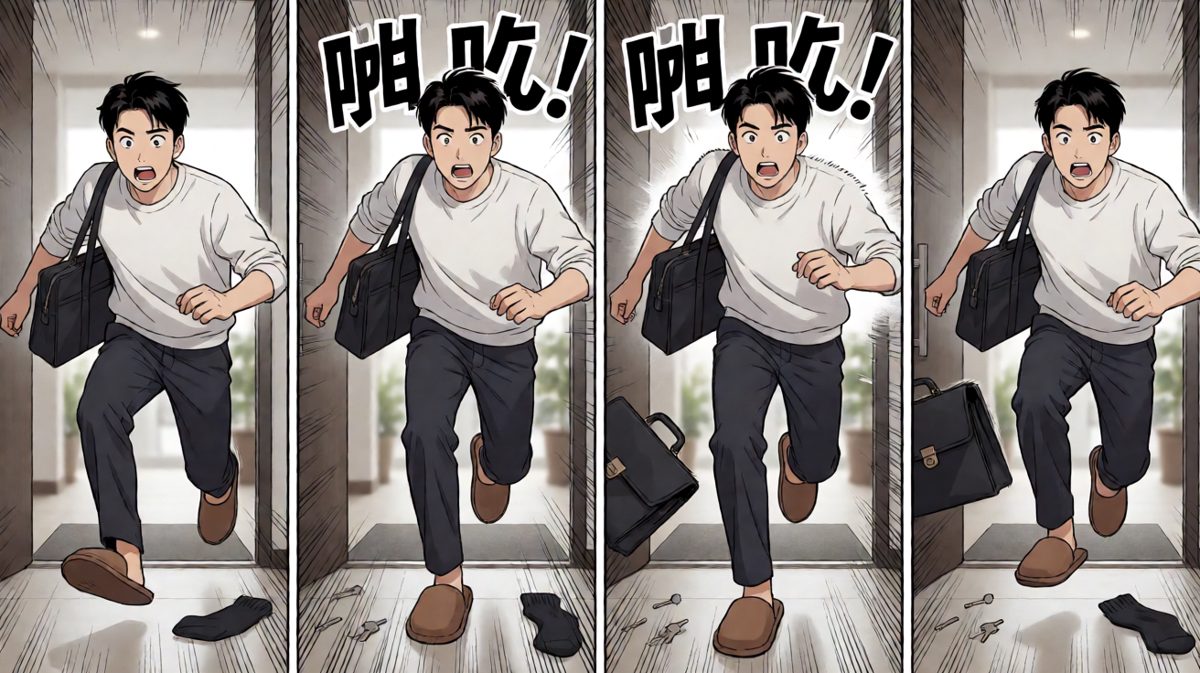 出门前一秒，世界跟他开了个玩笑