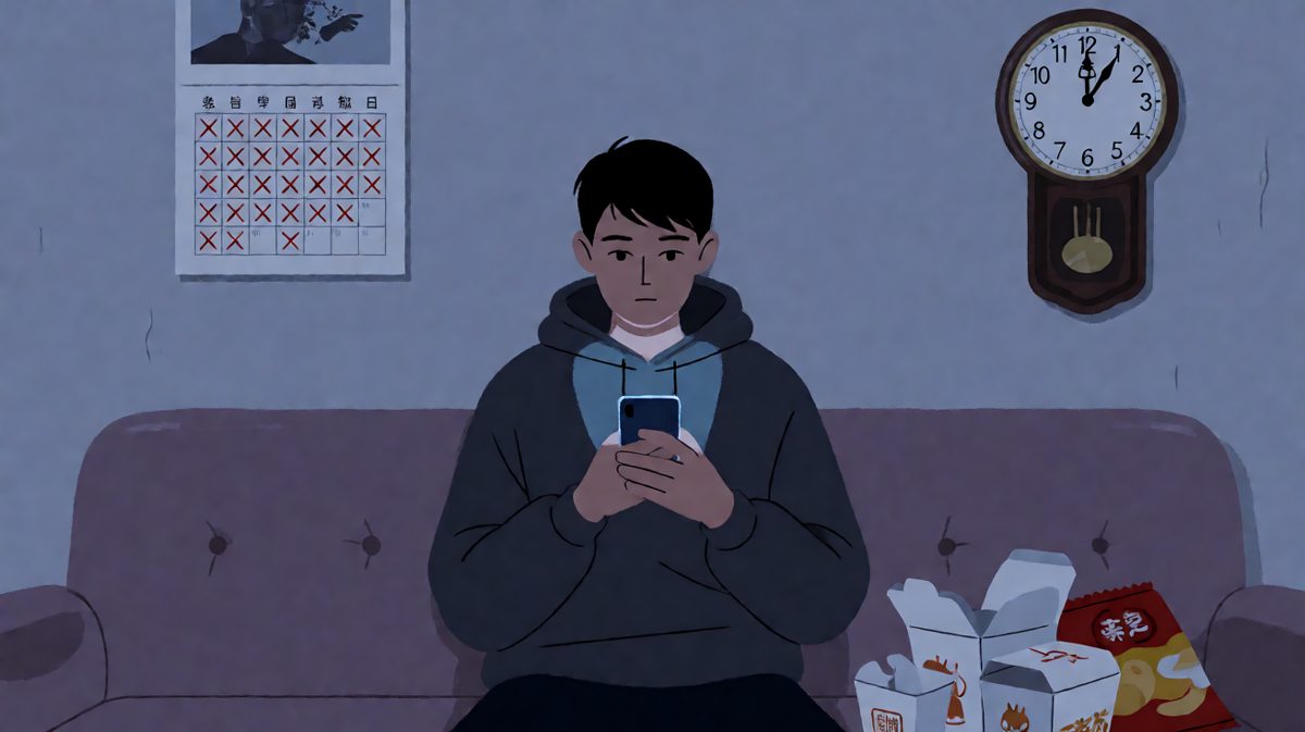 嘴上说早睡，手指却停不下来。