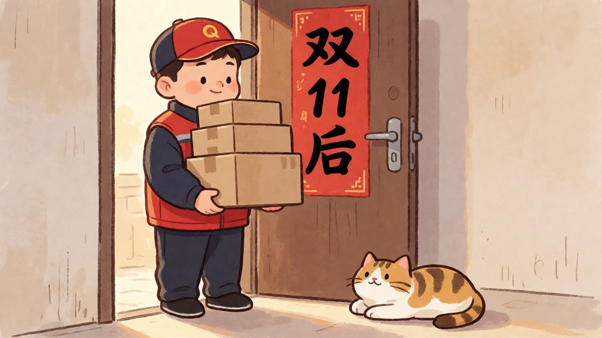 我的快递到了，但我还没下单。