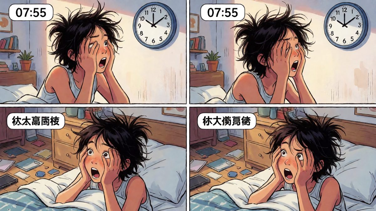 完了！要迟到了！
