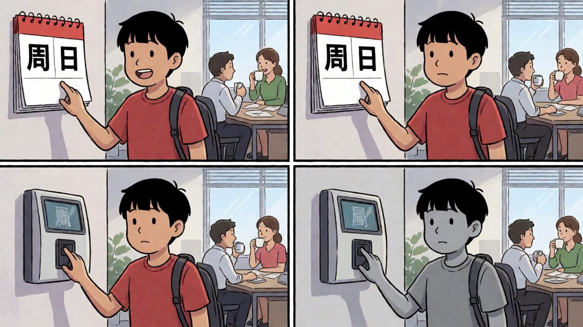 ……今天是周日。