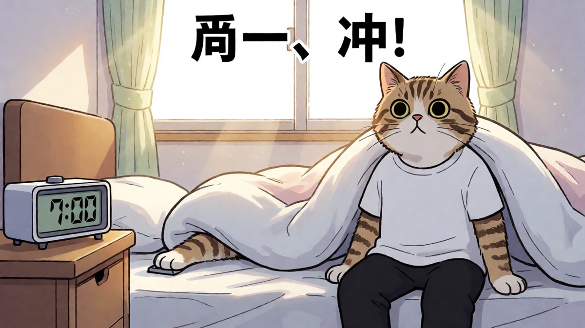 闹钟一响，打工魂的斗志瞬间觉醒