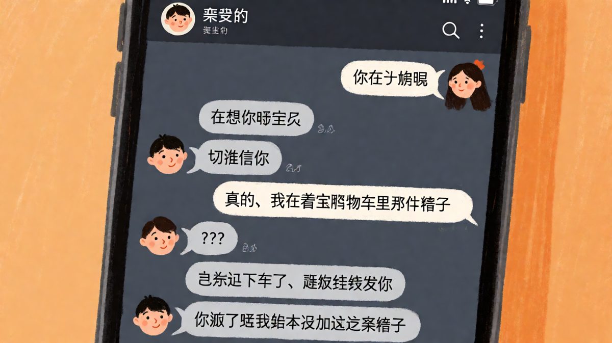 男生假装深情实则偷偷网购的反转瞬间。