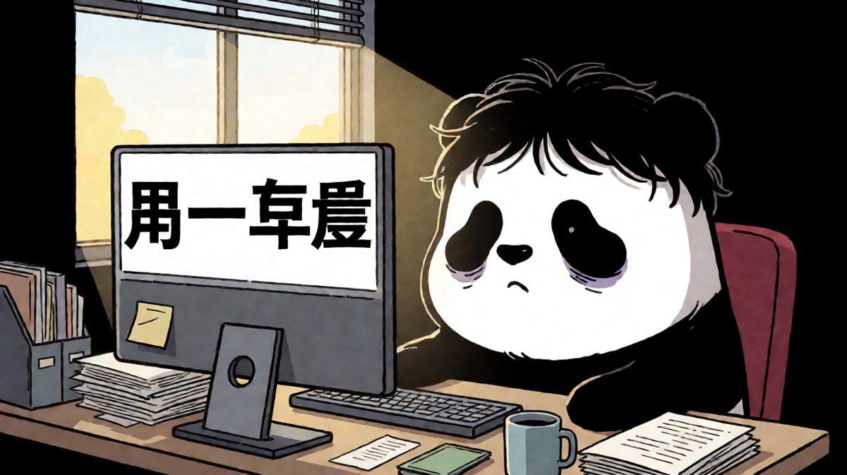 周一早上的我，灵魂还在床上，肉体已在工位