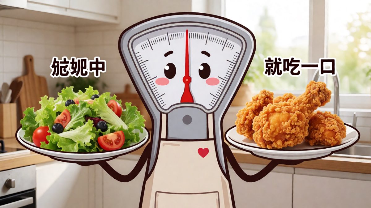 减肥就是：嘴上说不，身体很诚实
