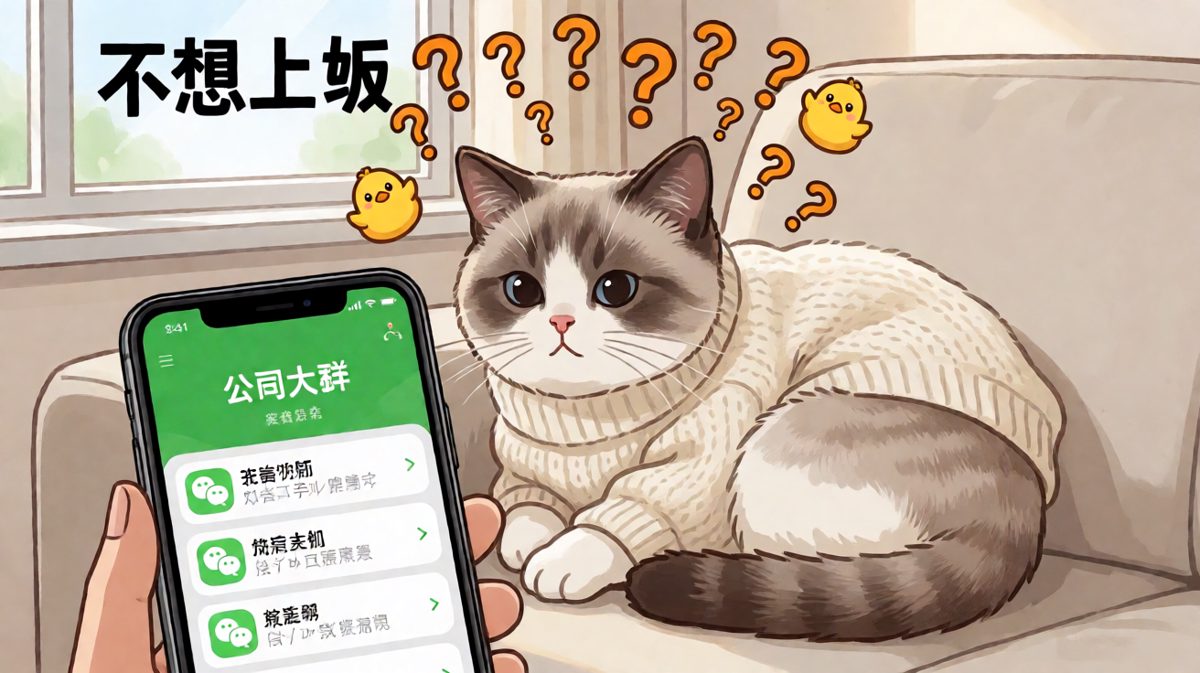 社恐的最高境界：已读不回还能假装网不好
