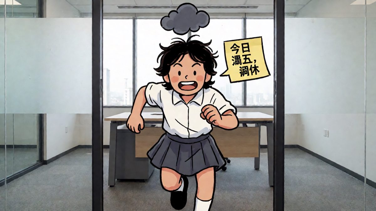 迟到了……但今天原来是周末？！