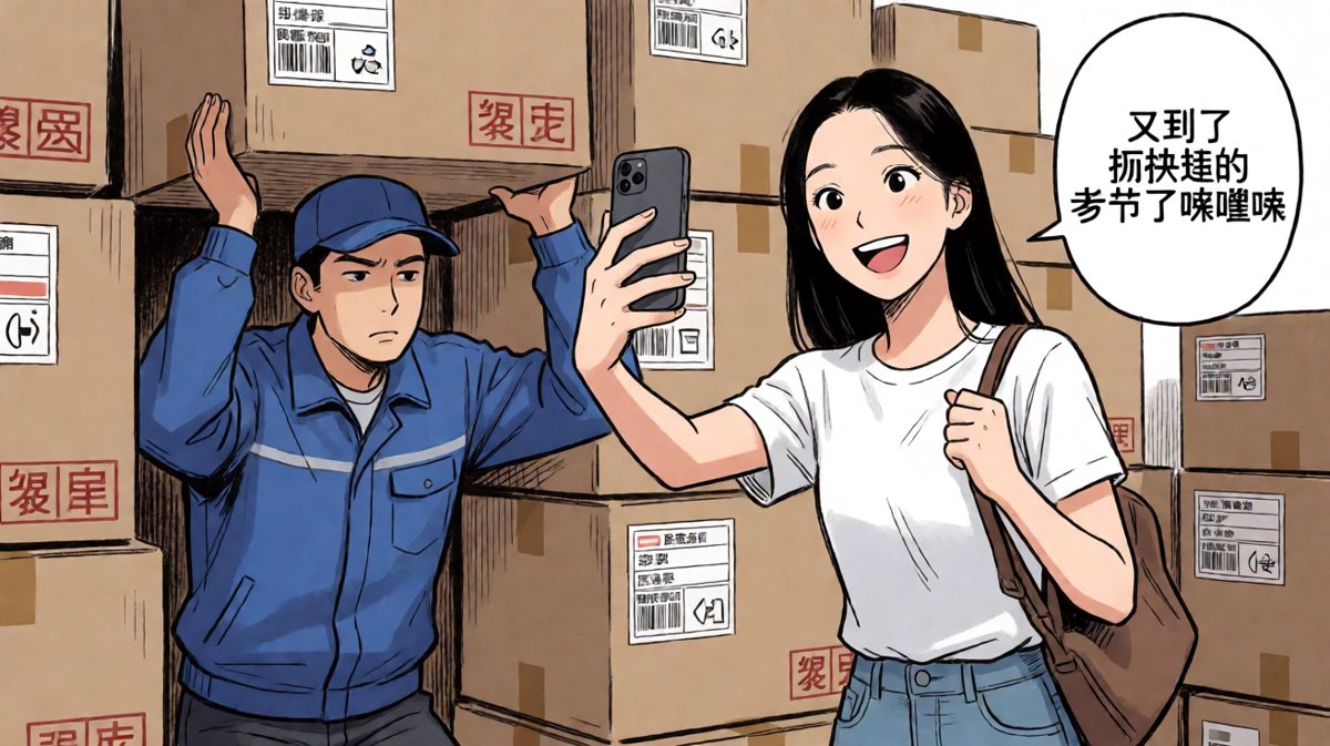 我的钱包在哭泣，但我的快递在微笑
