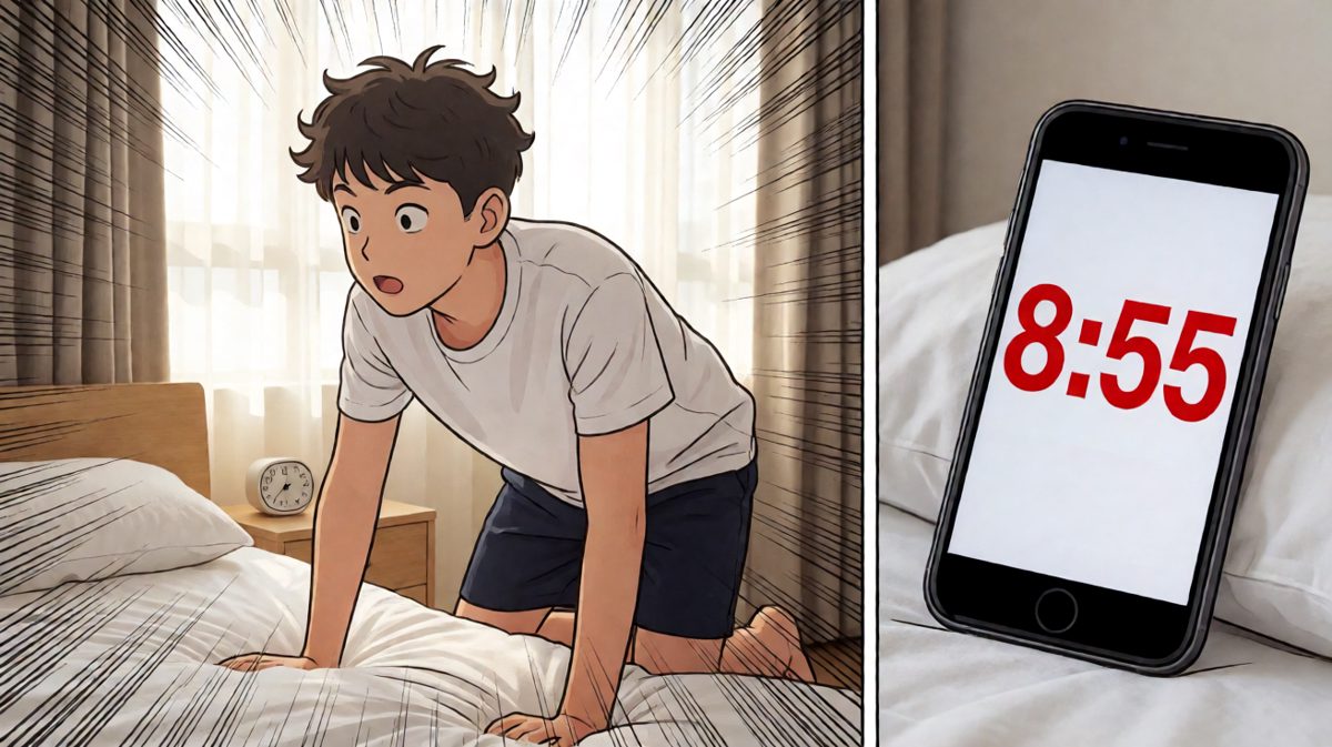 什么——！八点半？！