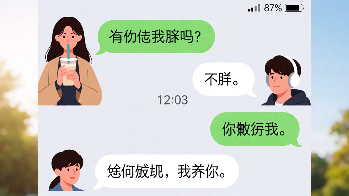 送命题变送财题，男生灵机一动反客为主
