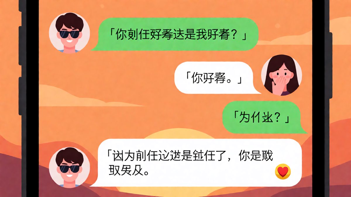 前任比较送命题，男生极限走位化险为夷