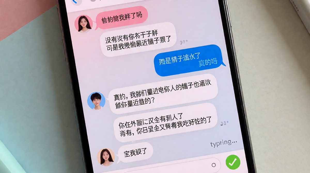 问胖没胖是陷阱，越解释越坑，最后男生被迫认错