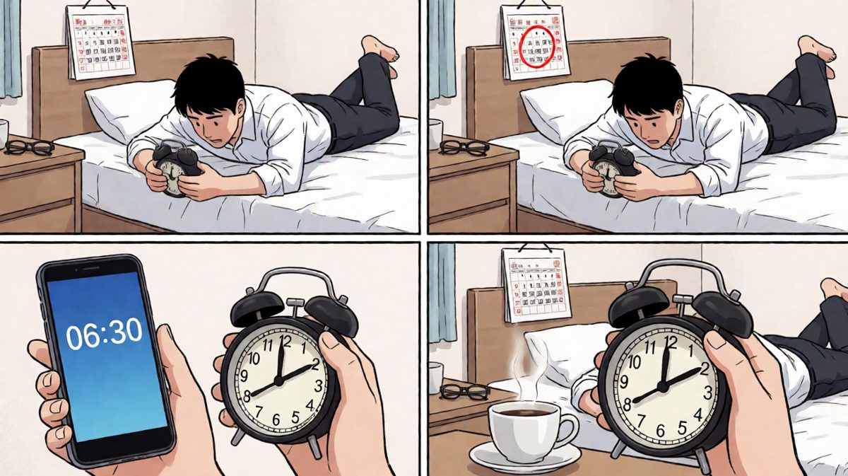 闹钟响了，但我不想动