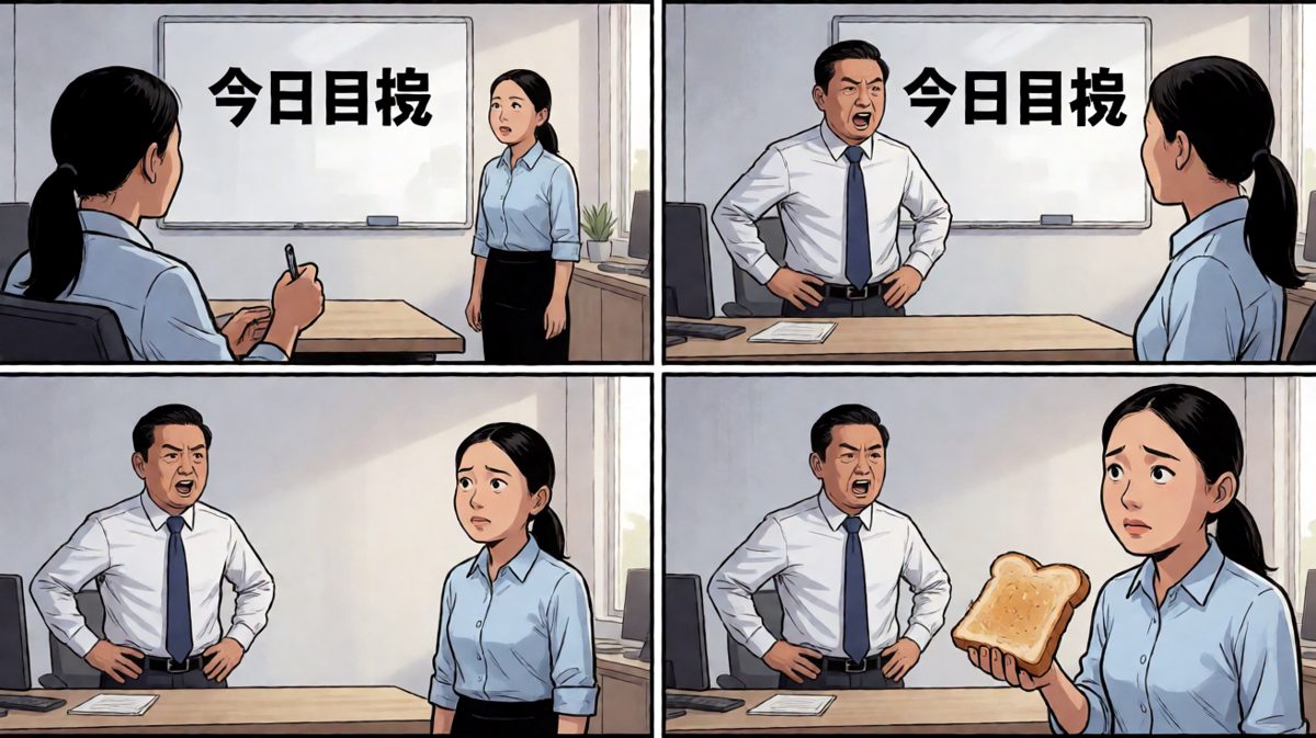 又迟到？！明天再买早餐也不准迟到！