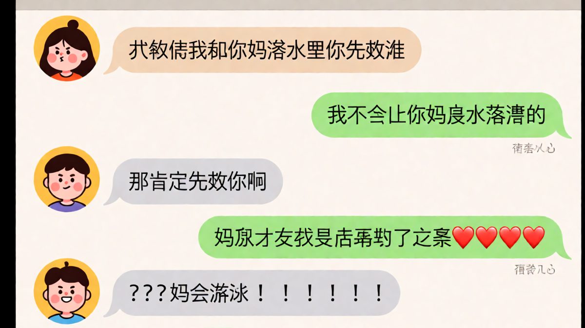 直男求生欲拉满，结果对方已经把聊天记录拍给了亲妈。