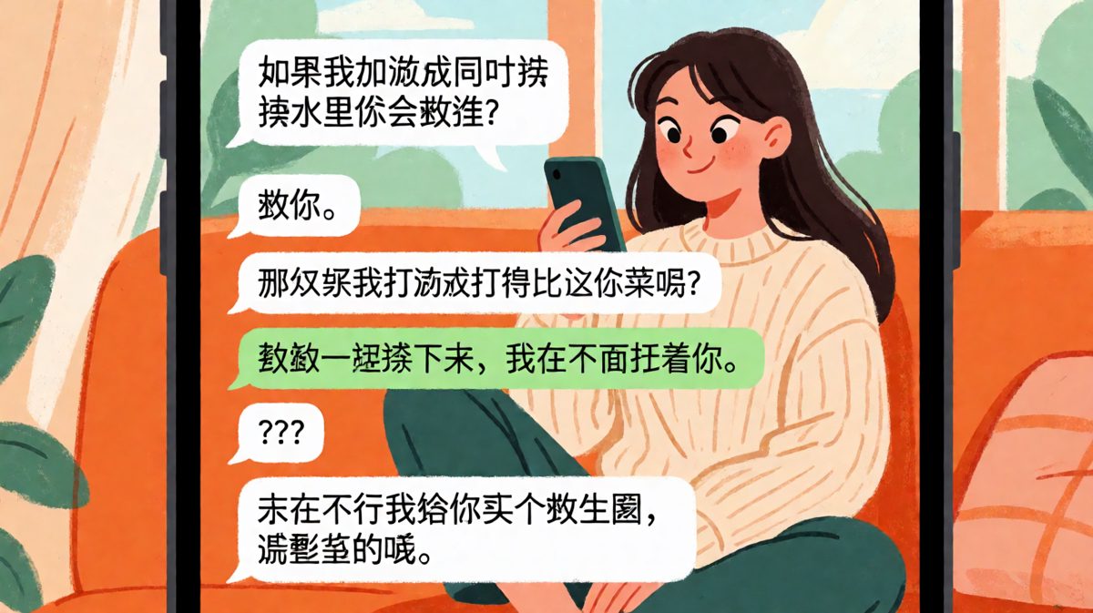 求生欲拉满，但脑洞也直接失控了。