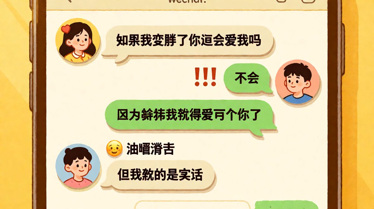 灵魂拷问变情话现场，男生的高情商满分回答