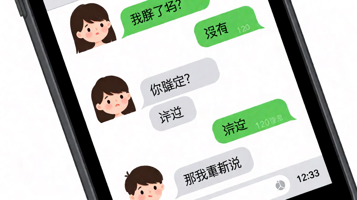 体重秤成为对话转折点，男生的求生欲彻底下线
