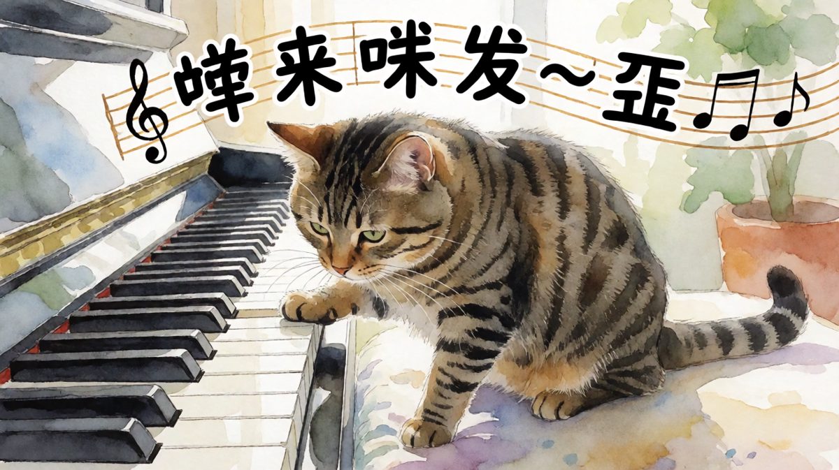 猫式爵士乐演奏，人类耳朵表示很受伤