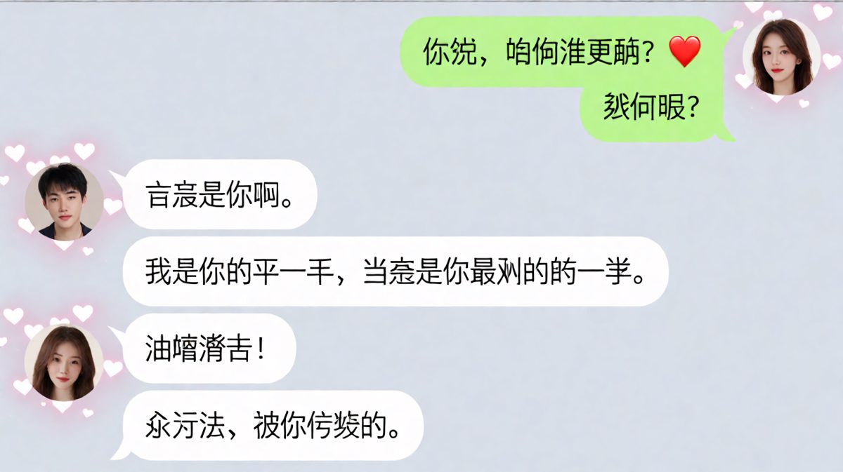 求生欲拉满的套路式回答，反而甜得不行。