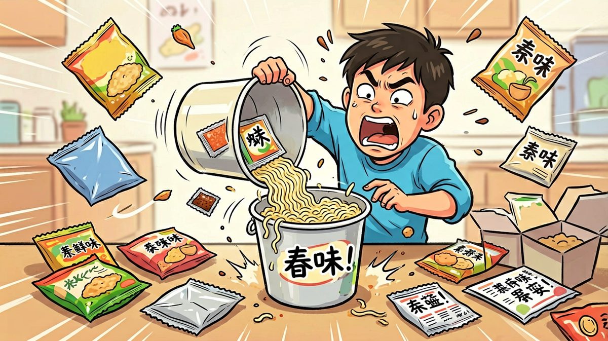 疯狂寻找调料包，尊严已不重要