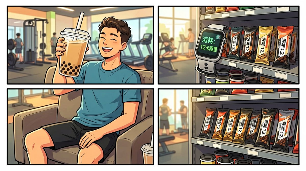 运动完不来杯奶茶对得起自己的辛苦吗！
