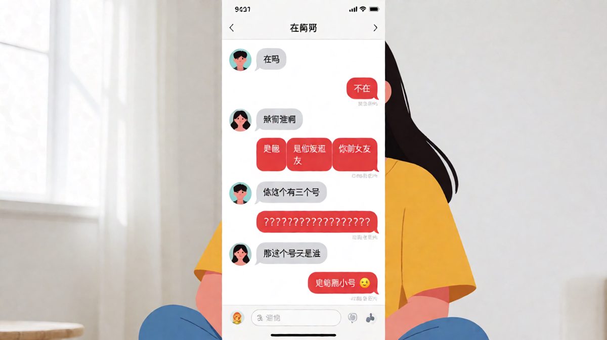 男方连环灵魂三问，直接把女方问出三个号，场面一度失控。