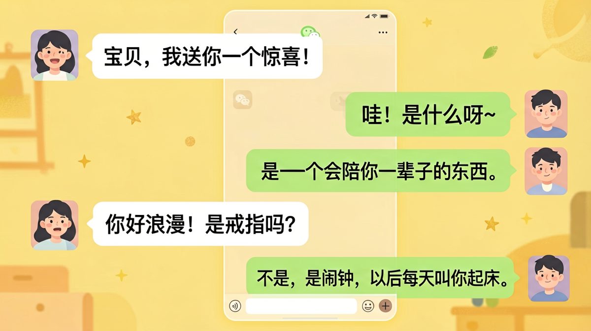 最昂贵的惊喜是闹钟