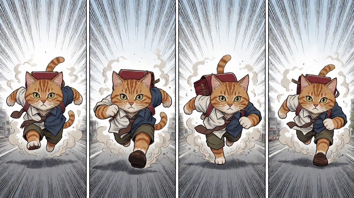 我要迟到了——！！