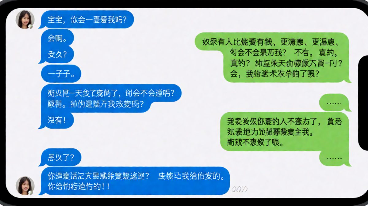 复制粘贴翻车现场：情话原样转发给前任，被当场抓包