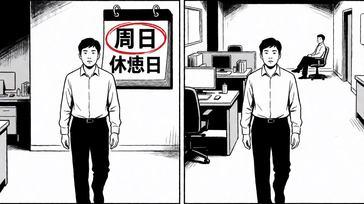 今天是周日……全白跑了