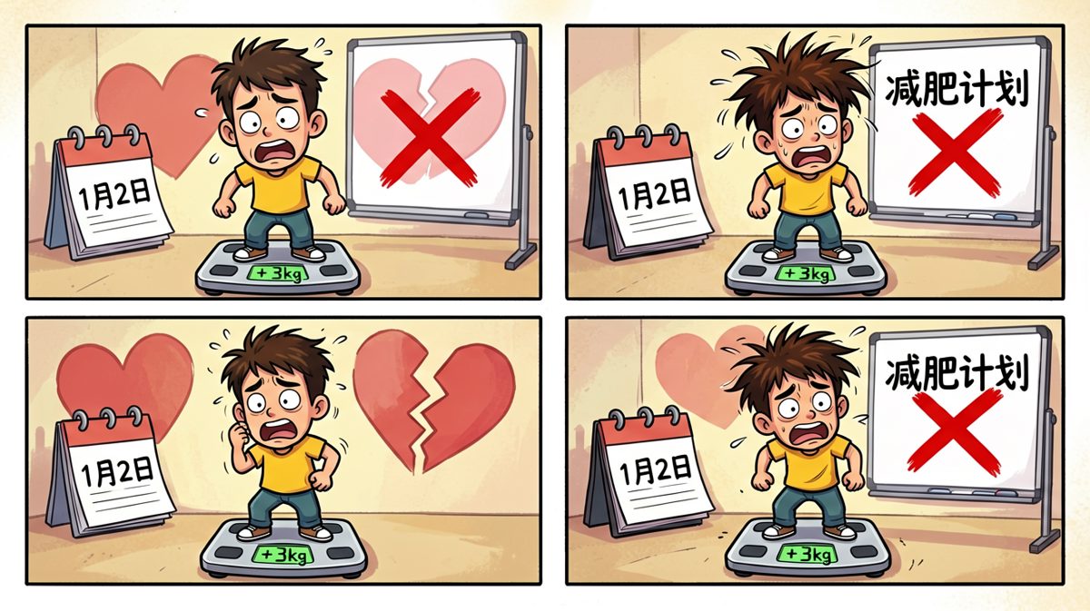 第二天上秤，不仅没瘦还胖了三斤，崩溃！