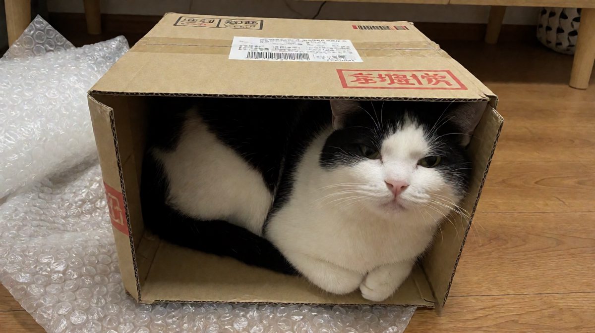 如果 fits，我就 sits：猫与盒子的量子纠缠。