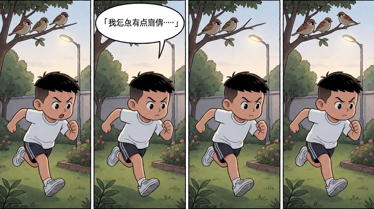 跑到一半，小明发现根本没几个人醒着