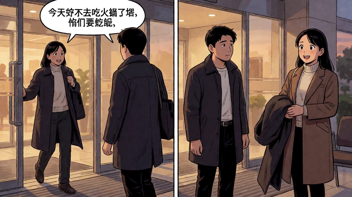 一句「不去吃火锅了吧」成为压垮减肥决心的最后一根稻草。
