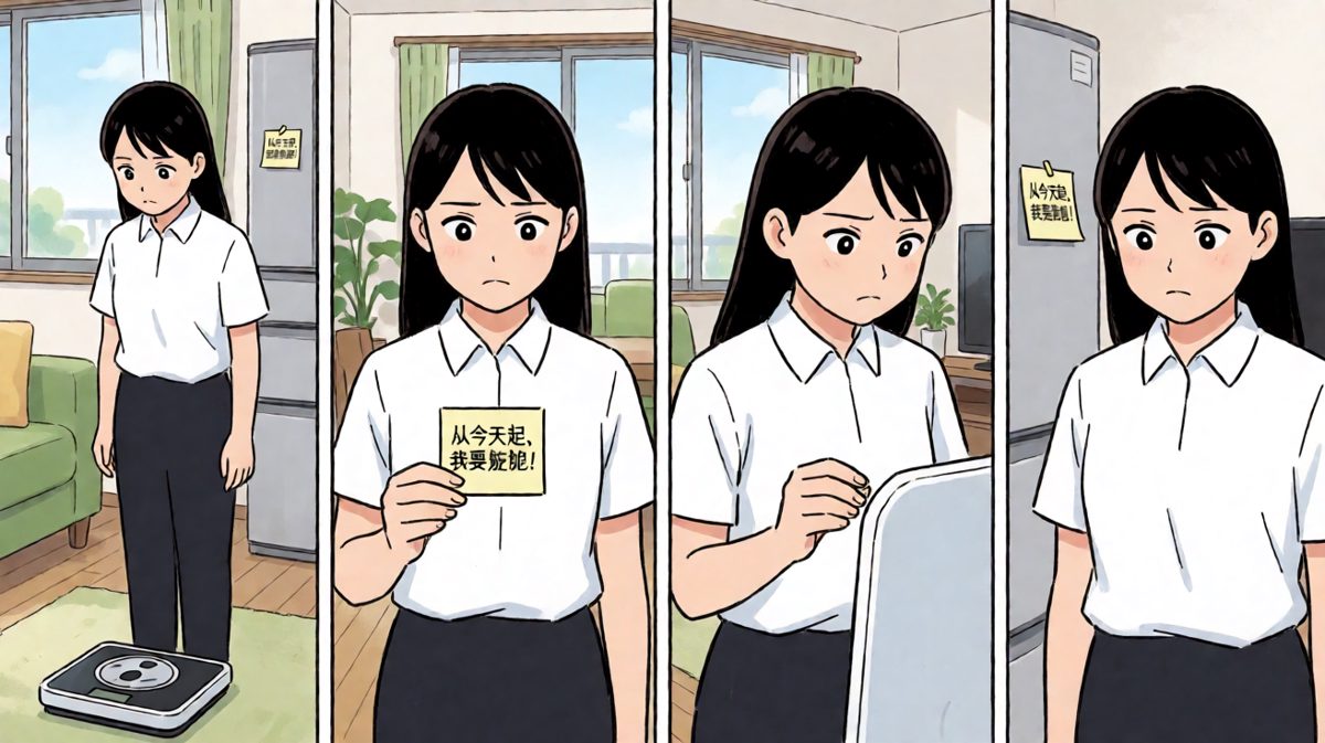 立下 flag，发誓今天开始减肥！