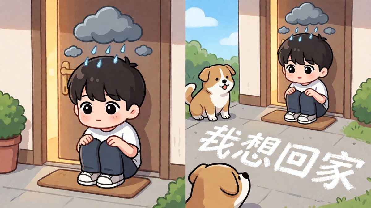 原来钥匙从来都没有离开过家