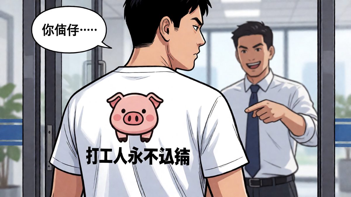 到公司才发现——衣服穿反了整整一天。