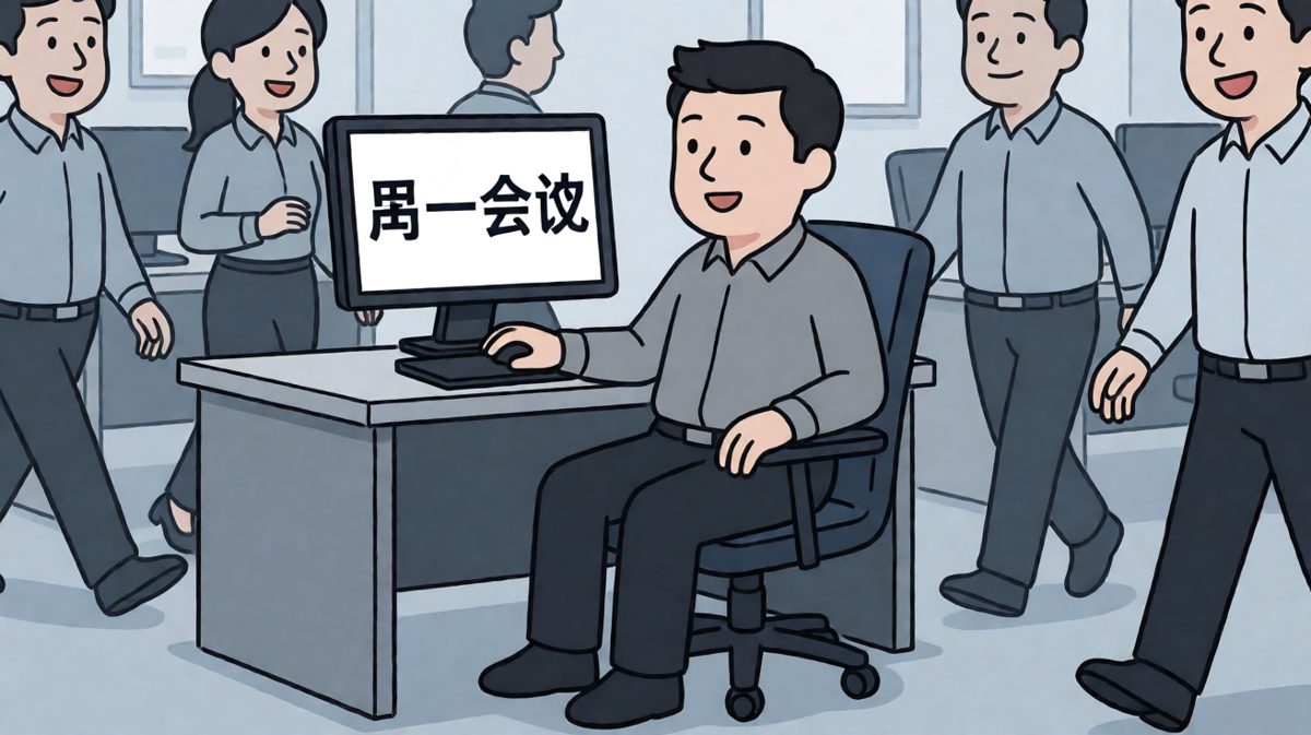 周一早上的我，人已经在工位了，但灵魂还在床上
