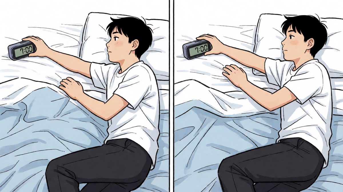 闹钟响了，但身体不想动