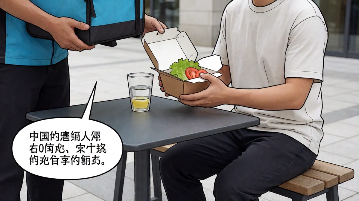 这就是所谓的'轻食沙拉'？就这？！