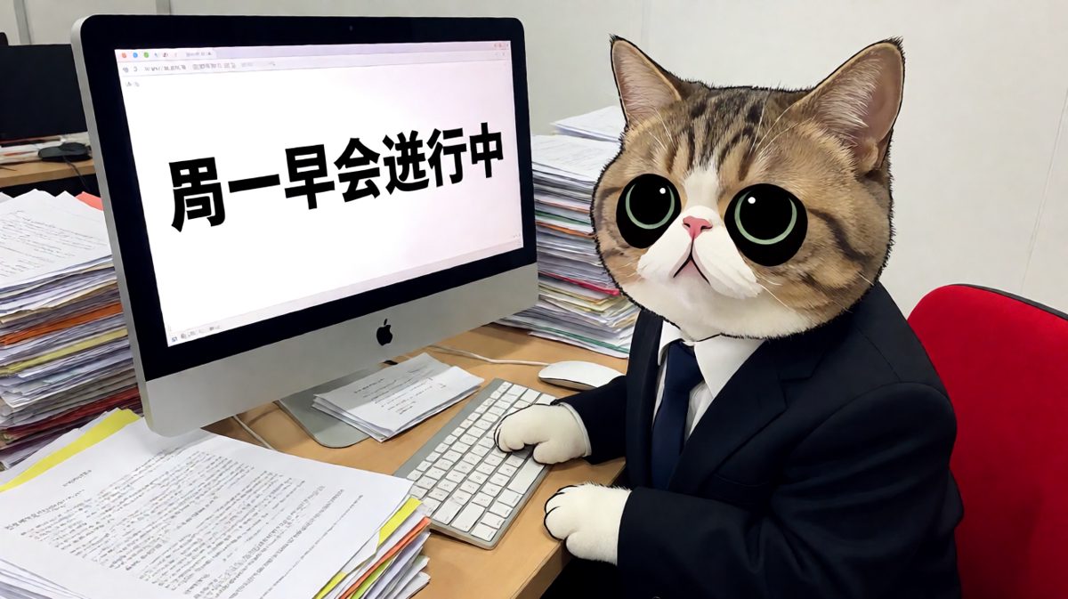 周一的打工人：人已坐在这，魂还在被窝