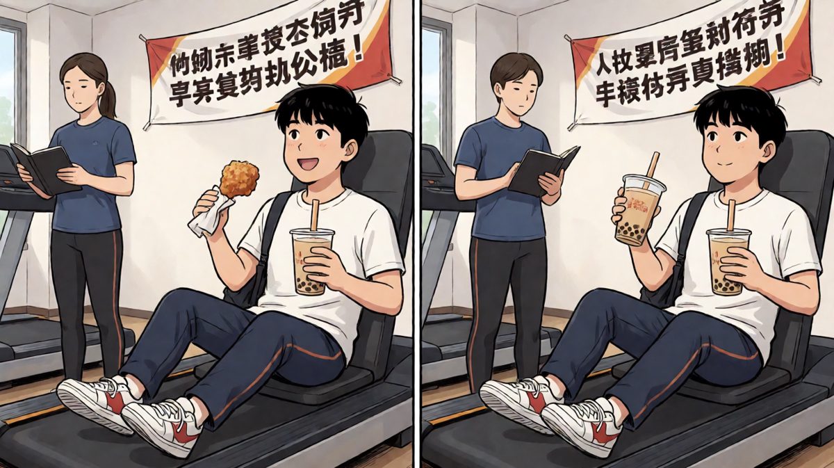 减肥嘛，明天再说吧！