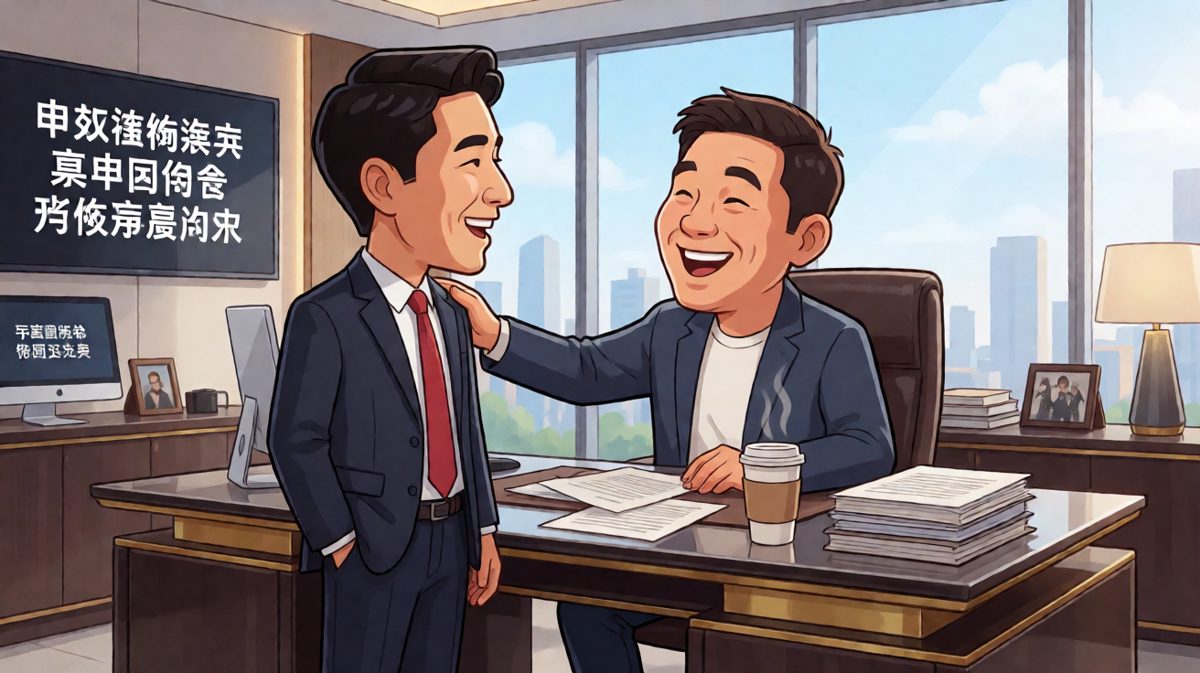 员工鼓起勇气说想涨工资，老板微笑着回应："当然可以，公司从不亏待人才。"