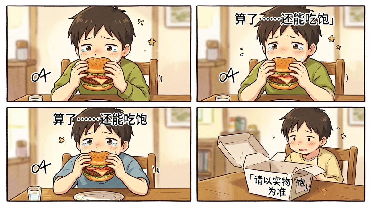 虽然心里苦，但还是得吃啊