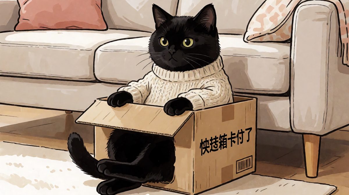  cats逻辑：如果纸箱能装下我，那我就是纸箱