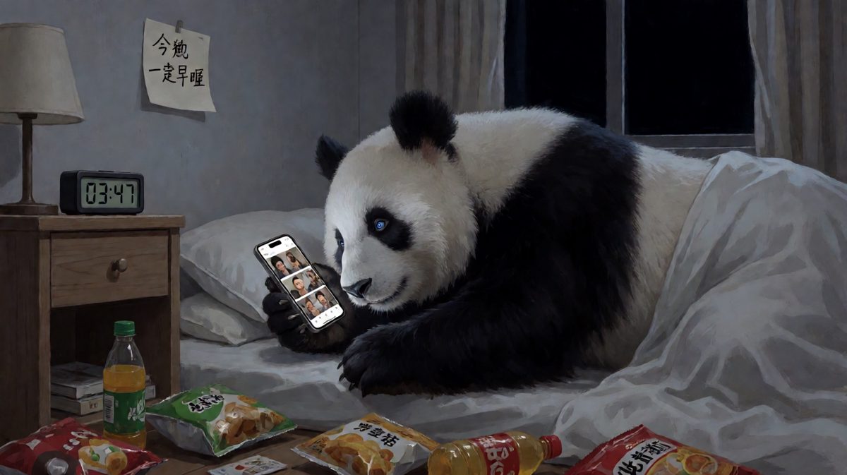 睡前刷5分钟……一抬头天亮了