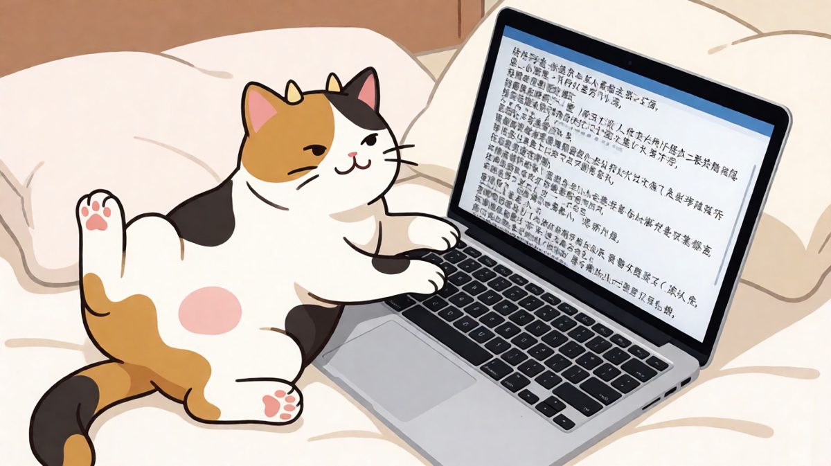 猫咪：今晚的加班费，本喵包了！